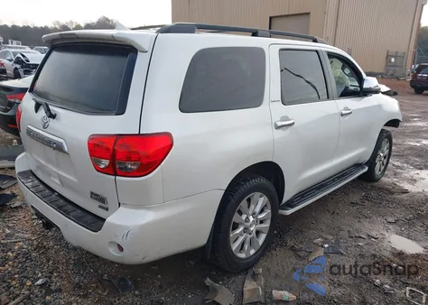 2013 Toyota Sequoia Platinum 5.7L V8 from USA, damaged, VIN 5TDDW5G1XDS086092